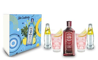 Bombay Bramble Tonic Geschenkset - Bombay Blackberry Gin 0,7l (37,5% Vol) + 2er