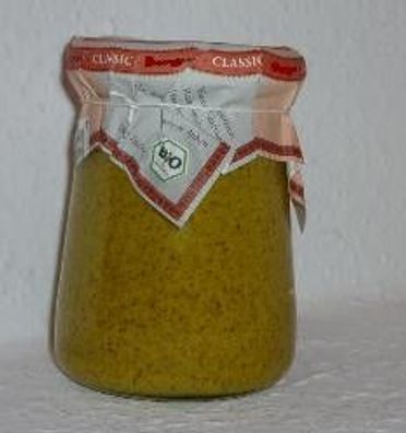 Bio Senf mit Estragon 160ml im Glas