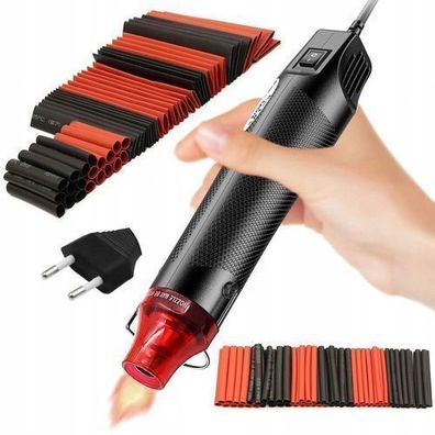 Rosfix Set Heißluftgebläse 300W + Schrumpfschläuche 127-tlg | 170°C