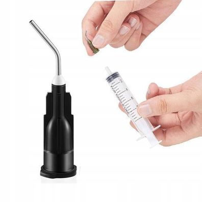 Rosfix Dosiernadel 22G Gebogen 45° – 0,41 mm Ø | 45 mm Länge