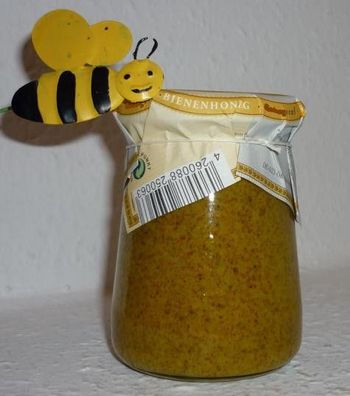 Bio Senf mit Bienenhonig 160ml im Glas