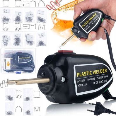 Rosfix Kunststoff-Schweißgerät RSC100W – 100W LED | Set mit 1200 Klammern