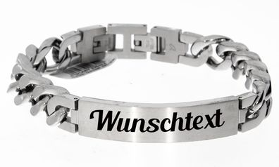 Amor Panzerarmband Herren mit Gravur