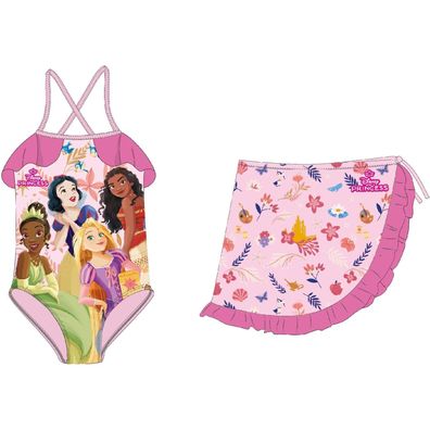 Disney Princess Badeanzug mit Sarong Badebekleidung