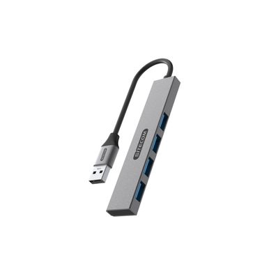 Sitecom USB-A zu 4x USB-A Tiny Hub, kompakt & leistungsstark