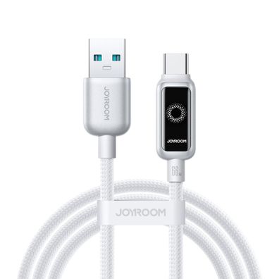 Joyroom S-A55 StarFlight 66W USB-A auf USB-C Kabel 1,2 m Weiß