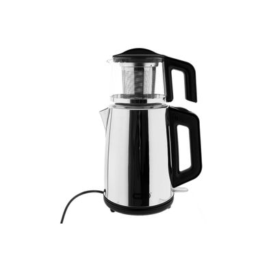 Mulex Tee Express 2-in-1 Teekocher & Wasserkocher aus Edelstahl - 1,2L + 2L