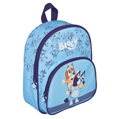 Bluey Kinder Rucksack blau Freizeitrucksack für Kindergarten Schule und Reise