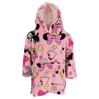 Disney Minnie Mouse Kapuzendecke Fleece Kuscheldecke mit Kapuze 3-6 Jahre 100