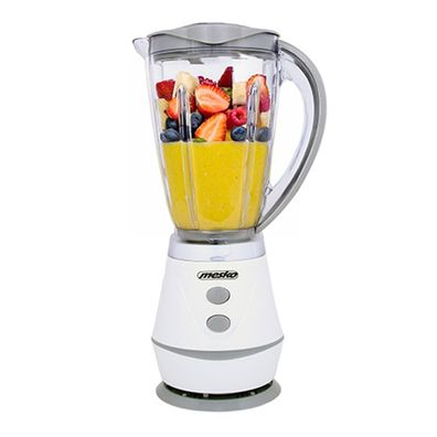 Mesko MS 4060 Standmixer mit 2 Geschwindigkeitsstufen - 500 W, Weiß-Grau