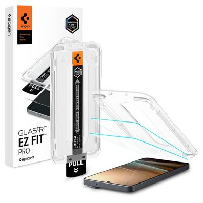 Spigen Glas. Tr Ez Fit Pro Antireflex-Schutzglas (2er-Pack) für Samsung Galaxy S26