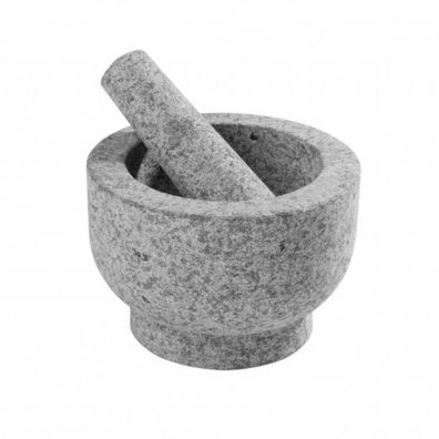 Granit-Mörser mit Stößel ø15 cm - Vielseitig einsetzbar, ideal für Küche & Kräuter
