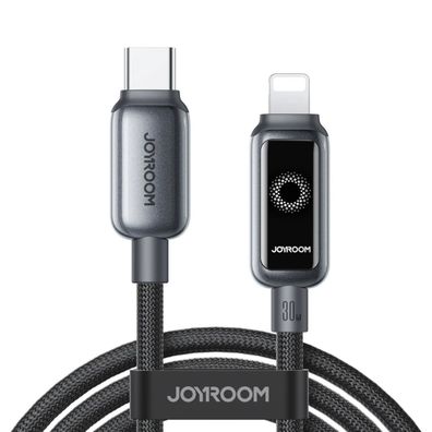 Joyroom S-A55 StarFlight 30W USB-C – Kompatibel mit iPhone Kabel 1,2 m schwarz