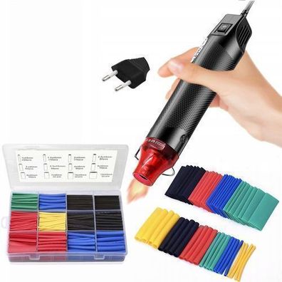 Rosfix Set Heißluftgebläse 300W + Schrumpfschlauch 850 Stk | 170°C