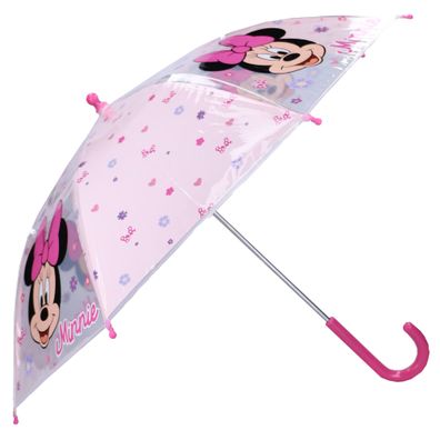 Disney Minnie Mouse ? 71 cm Regenschirm für Kinder mit einfachem Öffnungsmechanismus