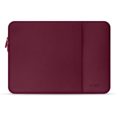 Tech-Protect Neopren-Laptoptasche 13 Zoll – Burgunderrot