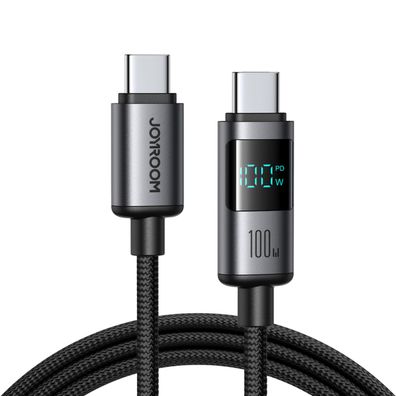 Joyroom S-A16 Pro Prism Series 100W USB-C-Kabel – USB-C mit Digitalanzeige 1,2 m