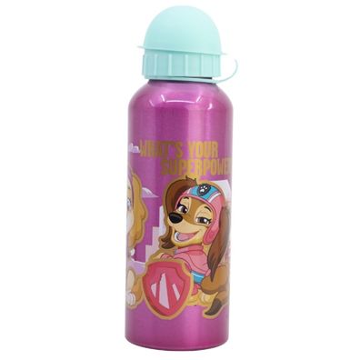 Paw Patrol Trinkflasche Aluminium, 530 ml, mit Sicherheitsverschluss