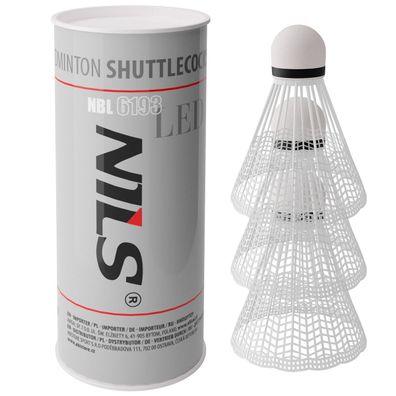 LED-Federbälle mit EVA-Kopf & Nylonkorb – 3er Set für Tag & Nacht