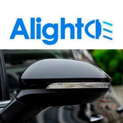 Spiegelkappen Schwarz Hochglanz für VW Golf 8 R line GTI GTD GTE