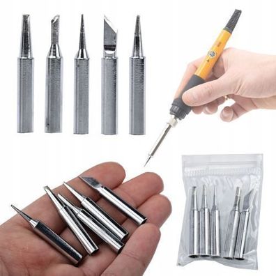 Rosfix Set Lötspitzen 900M – 5 Stück I B K 2.4D 1C | Ø6mm Länge 26mm