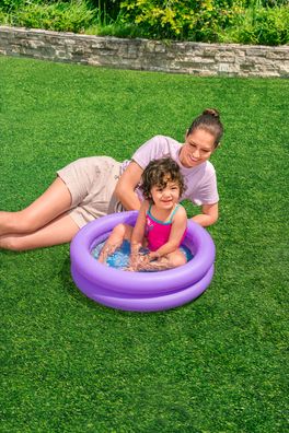 Planschbecken Ø 61 x 15 cm - Farbe: Violett