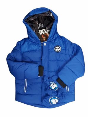 Star Wars Winterjacke grau, oder blau, in den Größen 98-140 - Größe: