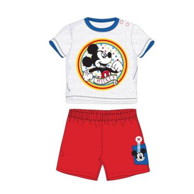 Mickey Mouse Baby-Bekleidungs-Set für Jungen kurzes Shirt & kurze Hose