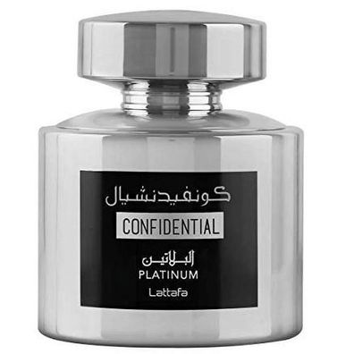Lattafa Confidential Platinum Eau de Parfum, 100 ml - Luxusduft für besondere An
