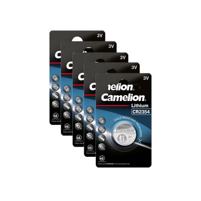 5x Camelion CR 2354 3V Lithium Batterie 2354 Knopfzelle 190mAh CR2354 NEU