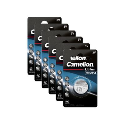 6x Camelion CR 2354 3V Lithium Batterie 2354 Knopfzelle 190mAh CR2354 NEU