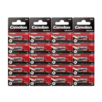4x 5er Blister Camelion A27 12V Batterie Knopfzelle V27A LR27 MN27 Alkaline