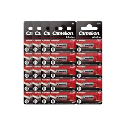 5x 5er Blister Camelion A27 12V Batterie Knopfzelle V27A LR27 MN27 Alkaline