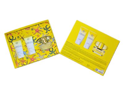 Versace Yellow Diamond Eau de Toilette 50 ml + Duschgel 50 ml + Bodylotion 50 ml