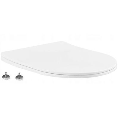 Mexen Sitz mit Absenk-Automatik schlank, duroplast, Weiß - 39030100