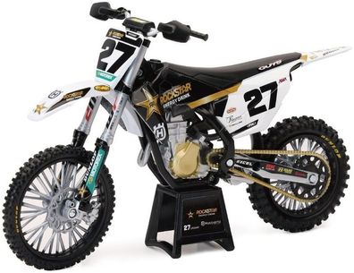 NewRay Miniatur Modell Husqvarna Rockstar M. Stewart (NO 27) 1:12 99981-4