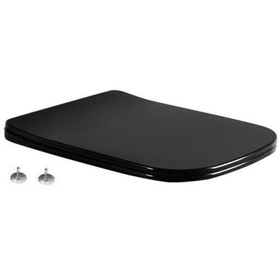 Mexen Sitz mit Absenk-Automatik schlank, duroplast, Schwarz - 39060185