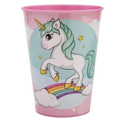 Unicorn Becher Kinder 260 ml Trinkbecher für Kita & Frühstück