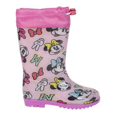 Disney Minnie Mouse Kinder-Regenstiefel Wasserdichte PVC Gummistiefel für Mädchen