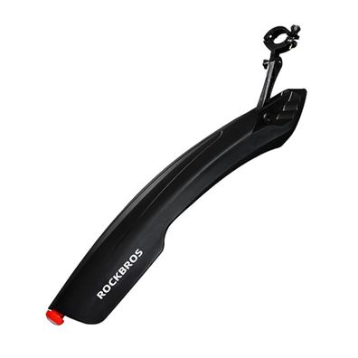 Rockbros DNB8001 Schutzblech mit rotem LED-Licht – Schwarz