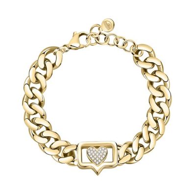 CHIARA Ferragni – Frau – J19AUW10 – Standard-Armband, Kette, Eyelight-Tag, weiße Kris