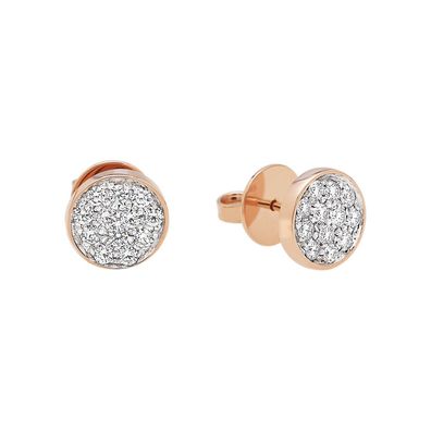 Chantecler - C.41407 - Goldene Paillettenohrringe