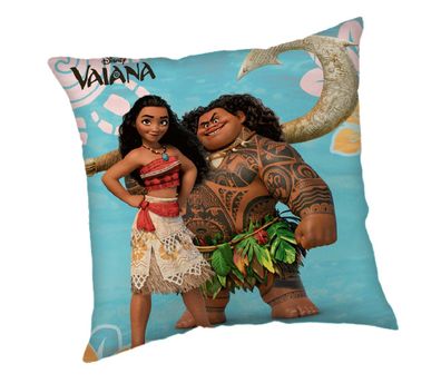Disney Vaiana Kopfkissen (1 Stück) Premium Dekokissen mit beidseitigem Digitaldruck