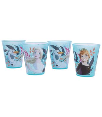 Disney Frozen Kinder Becher Set 4 teilig 285 ml aus Polypropylen