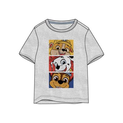 Paw Patrol Kinder T Shirt grau aus Baumwolle Kinderoberteil Freizeitshirt
