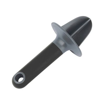 Blackline Zitruspresse mit rutschfestem Softtouch-Griff - Schwarz-Grau, 15 cm