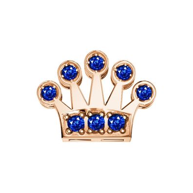Frau Oro – DCHZ6560 – Einzelnes Kroneelement AUS Rosegold UND Saphiren