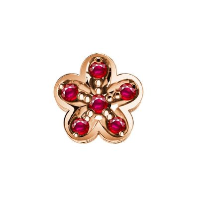 Frau Oro – DCHR6566 – Einzelnes Fortuna-element Rosegold UND RUBINE