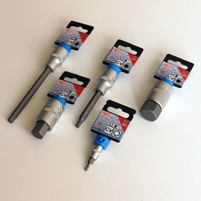 Bit-Einsatz Sechskant Innensechskant Bit, Nuss Antrieb (3/8"), Bits 3 - 12 mm