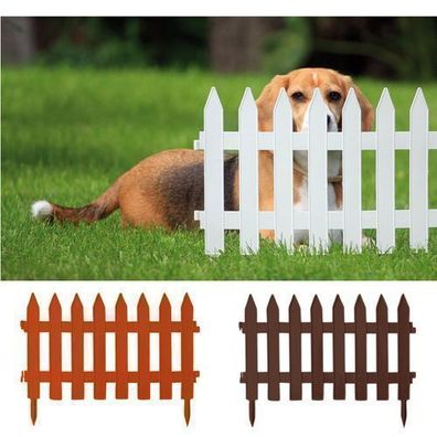 Prosperplat Kunststoffzaun Gartenzäune Friesenzaun Lattenzaun Beetumrandung 3,5m